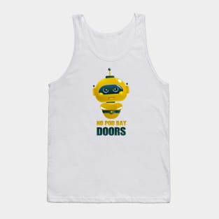 No pod bay doors - pouting child AI/Robot Tank Top